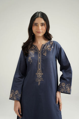 2 Piece Slub Khaddar Embroidered Suit (CP0586)