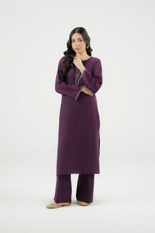 2 Piece Cotton Karandi Embroidered Suit (CP0607)
