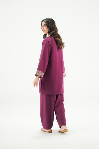 2 Piece Slub Khaddar Embroidered Suit (CP0610)