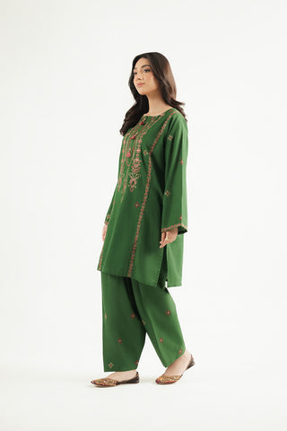 2 Piece Slub Khaddar Embroidered Suit (CP0617)
