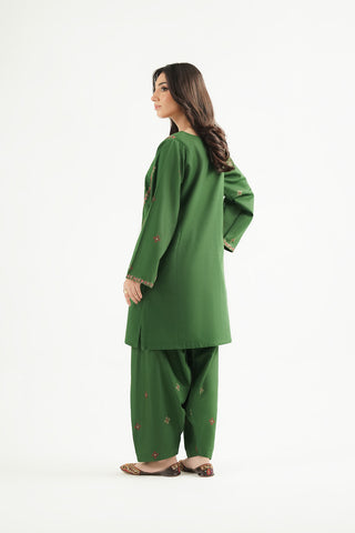 2 Piece Slub Khaddar Embroidered Suit (CP0617)