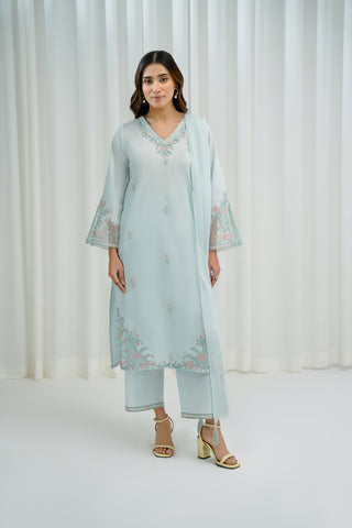 3 Piece Lawn Embroidered Suit (CS0037)