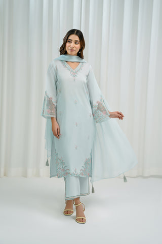 3 Piece Lawn Embroidered Suit (CS0037)