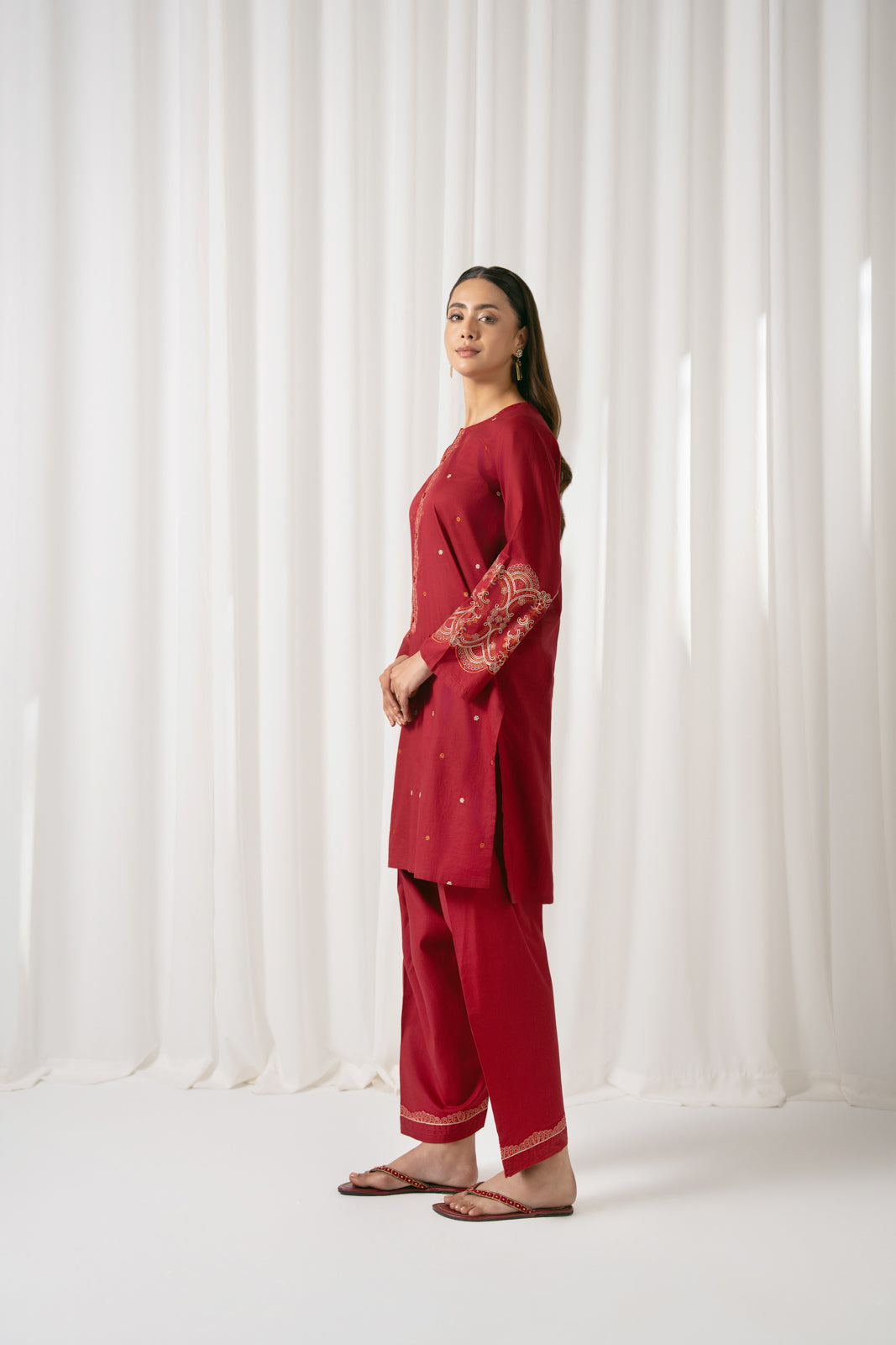 2 Piece Lawn Embroidered Suit (CS0046)