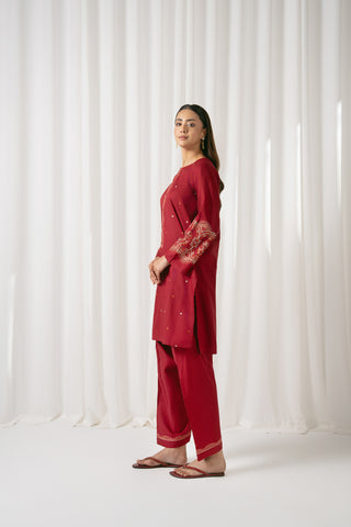 2 Piece Lawn Embroidered Suit (CS0046)