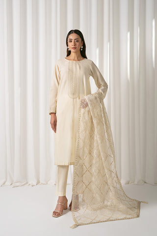 3 Piece Lawn Embroidered Suit (CS0052)