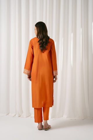 2 Piece Cotton Rip Stop Embroidered Suit (CS0053)
