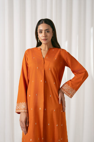 2 Piece Cotton Rip Stop Embroidered Suit (CS0053)