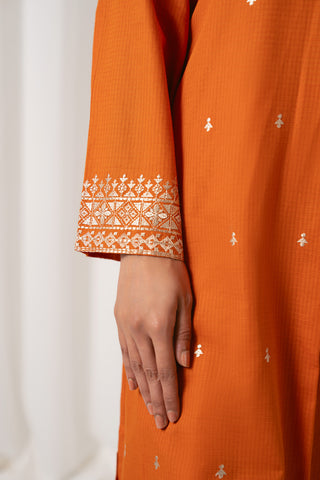 2 Piece Cotton Rip Stop Embroidered Suit (CS0053)