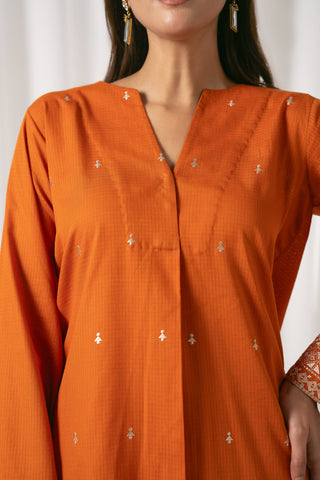 2 Piece Cotton Rip Stop Embroidered Suit (CS0053)