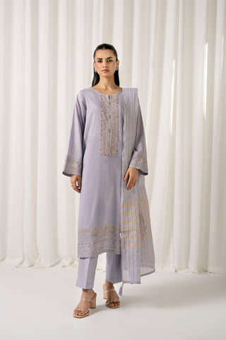 3 Piece Lawn Embroidered Suit (CS0059)