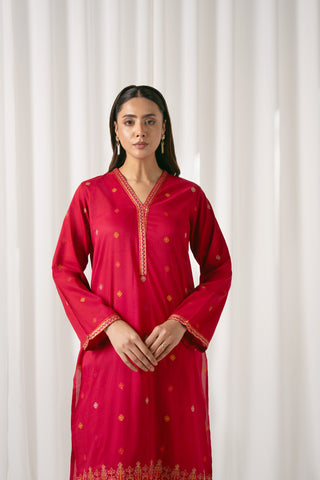 2 Piece Lawn Embroidered Suit (CS0066)