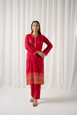 2 Piece Lawn Embroidered Suit (CS0066)