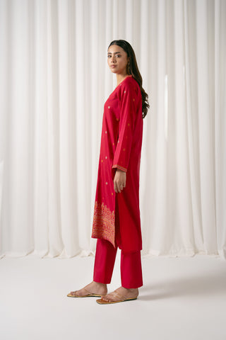 2 Piece Lawn Embroidered Suit (CS0066)