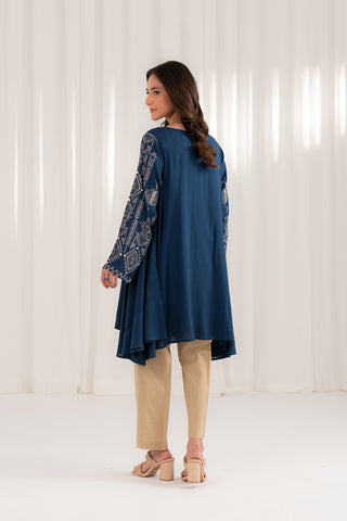1 Piece Linen Viscose Embroidered Shirt (CS0073)