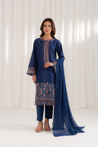3 Piece Lawn Embroidered Suit (CS0076)