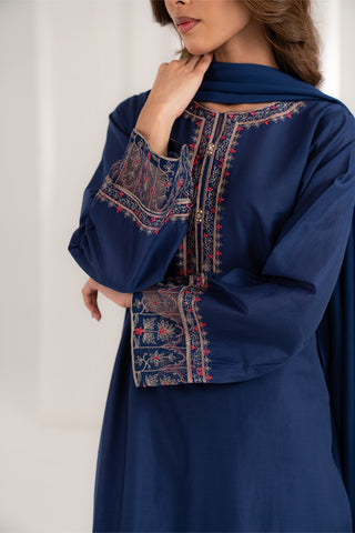 3 Piece Lawn Embroidered Suit (CS0076)