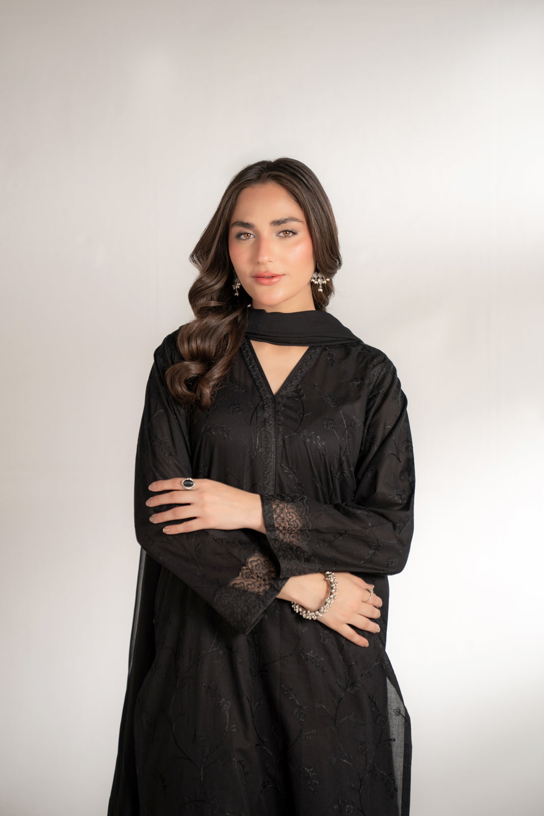 3 Piece Lawn Embroidered Suit (CS0083)