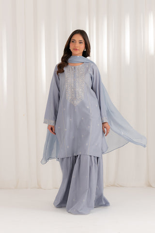 3 Piece Lawn Embroidered (CS0087)