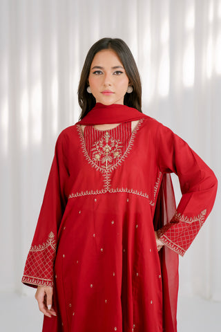 3 Piece Lawn Embroidered (CS0101)