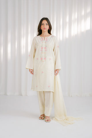 3 Piece Lawn Embroidered Suit (CS0110)