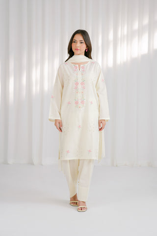 3 Piece Lawn Embroidered Suit (CS0110)