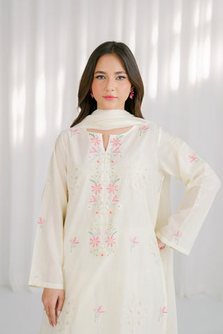 3 Piece Lawn Embroidered Suit (CS0110)