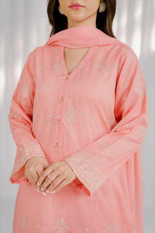 3 Piece Lawn Embroidered Suit (CS0118)