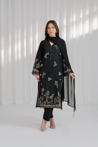3 Piece Lawn Embroidered Suit (CS0120)