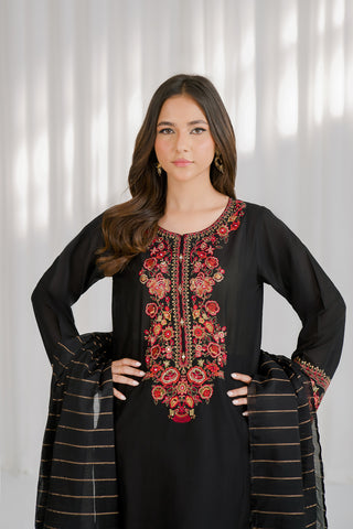 3 Piece Lawn Embroidered Suit (CS0124)