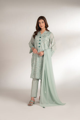 3 Piece Lawn Embroidered Suit (CS0128)