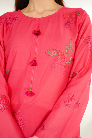 2 Piece Lawn Embroidered Suit (CS0137)