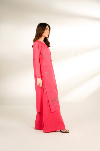 2 Piece Lawn Embroidered Suit (CS0137)