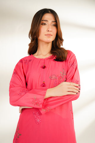2 Piece Lawn Embroidered Suit (CS0137)