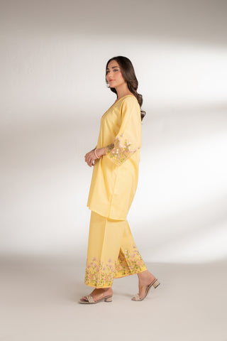 2 Piece Lawn Embroidered Suit (CS0138)