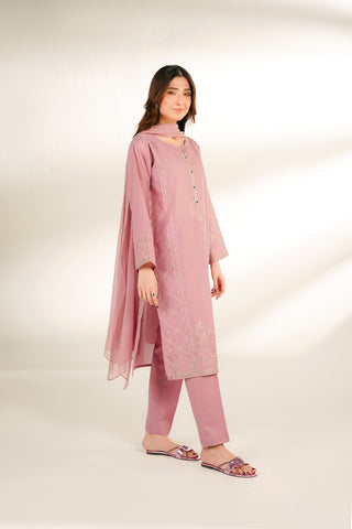 3 Piece Lawn Embroidered Suit (CS0162)
