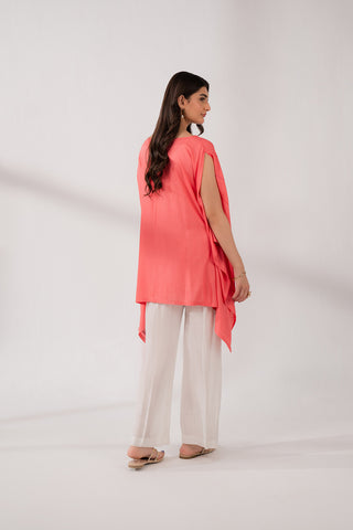 1 Piece Linen Viscose Embroidered (CS0178)