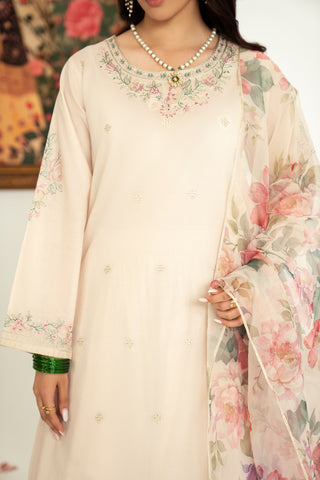 3 Piece Lawn Embroidered Suit (CS0179)
