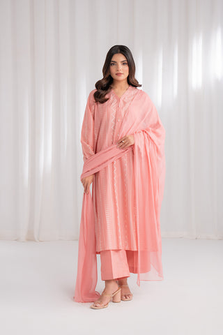 3 Piece Lawn Embroidered Suit (CS0180)