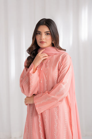 3 Piece Lawn Embroidered Suit (CS0180)