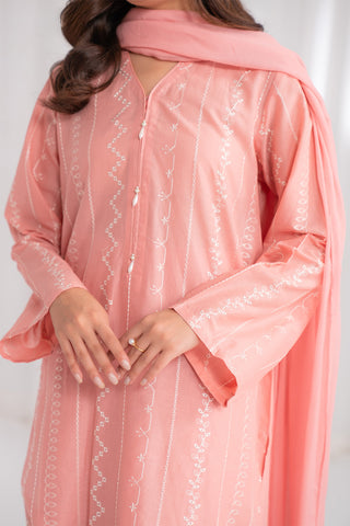 3 Piece Lawn Embroidered Suit (CS0180)