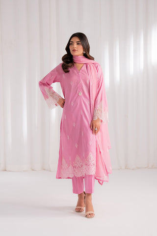 3 Piece Lawn Embroidered Suit (CS0183)