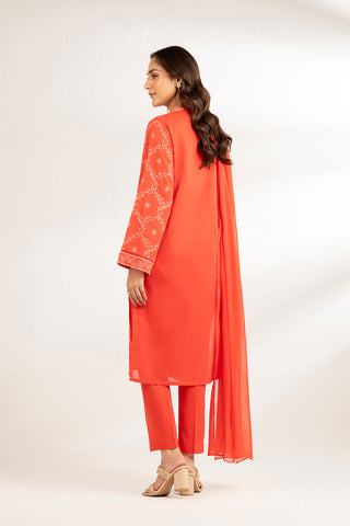 3 Piece Lawn Embroidered Suit (CS0188)