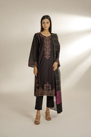 3 Piece Lawn Embroidered Suit (CS0191)