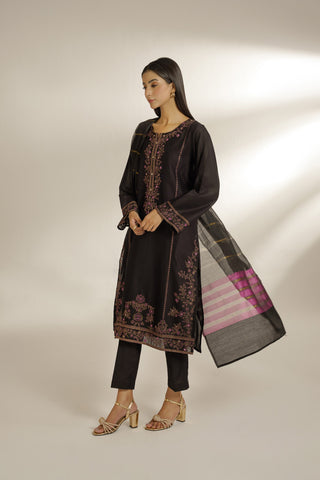 3 Piece Lawn Embroidered Suit (CS0191)
