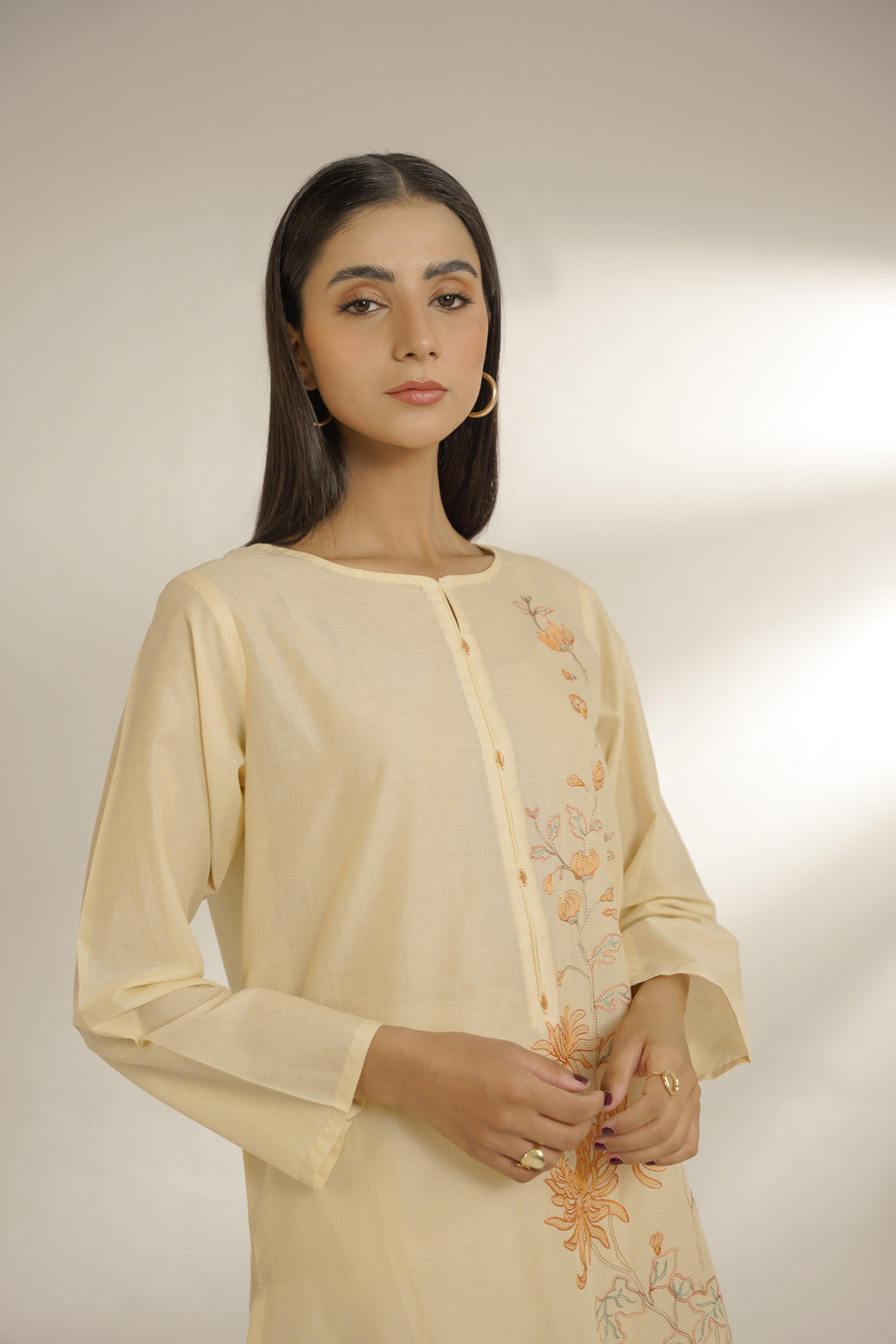 2 Piece Lawn Embroidered Suit (CS0196)