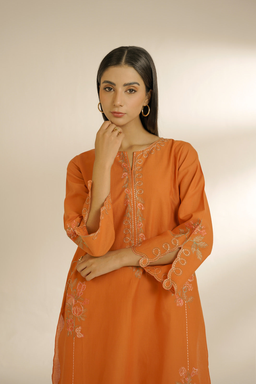 1 Piece Cotton Embroidered (CS0202)