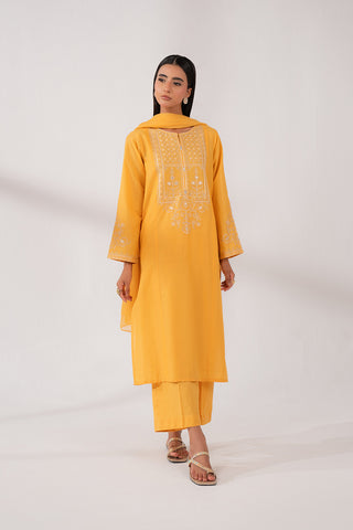 3 Piece Lawn Embroidered Suit (CS0215)