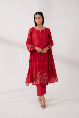 3 Piece Lawn Embroidered Suit (CS0219)