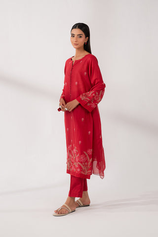 3 Piece Lawn Embroidered Suit (CS0219)